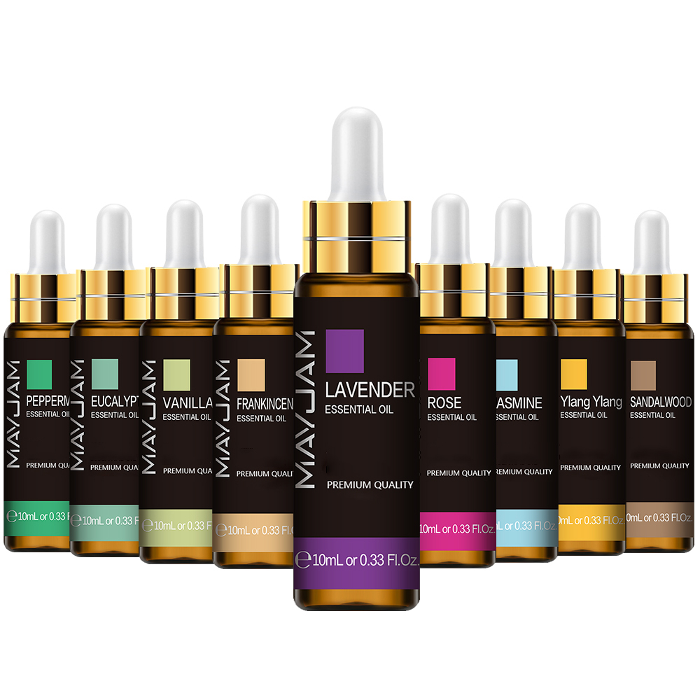 Chamomile Tea - 10ML Lavender Eucalyptus น้ํามันหอมระเหยบริสุทธิ์ Rose มะนาวจัสมินวานิลลา