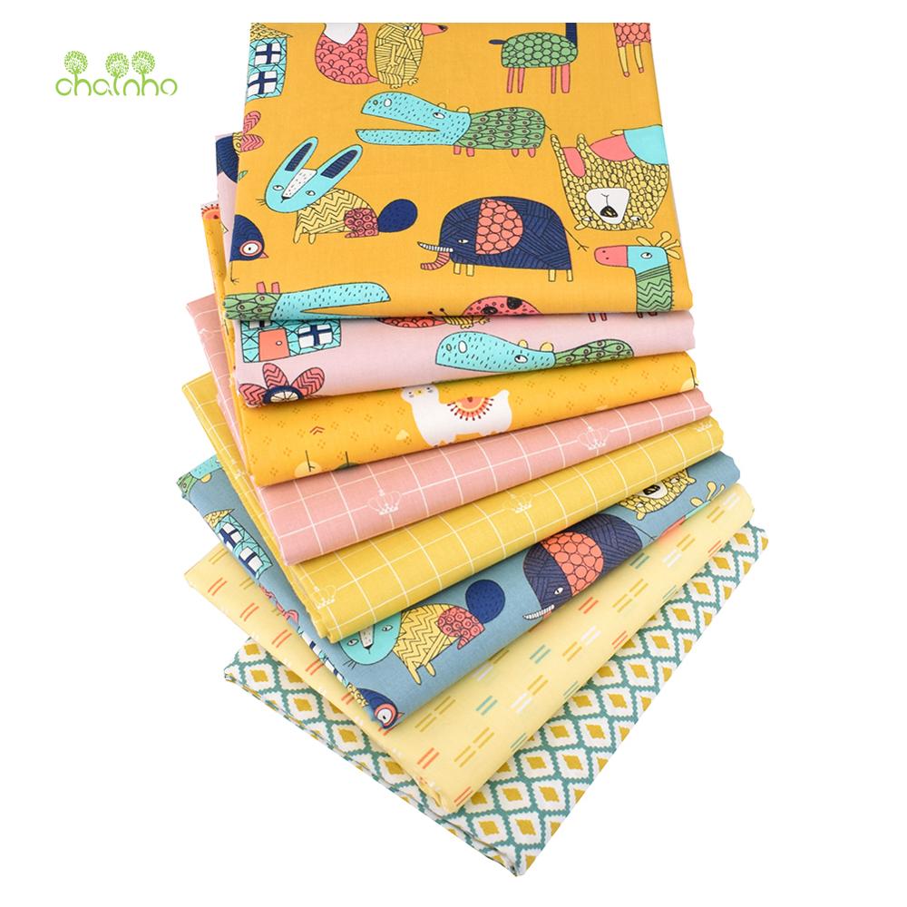 Turmeric - การ์ตูนขมิ้น,พิมพ์ผ้าฝ้ายทอลายทแยง,patchwork สำหรับ DIY เย็บผ้า Quilting เด็กเด็กผ้าปูเสื้อวัสดุ