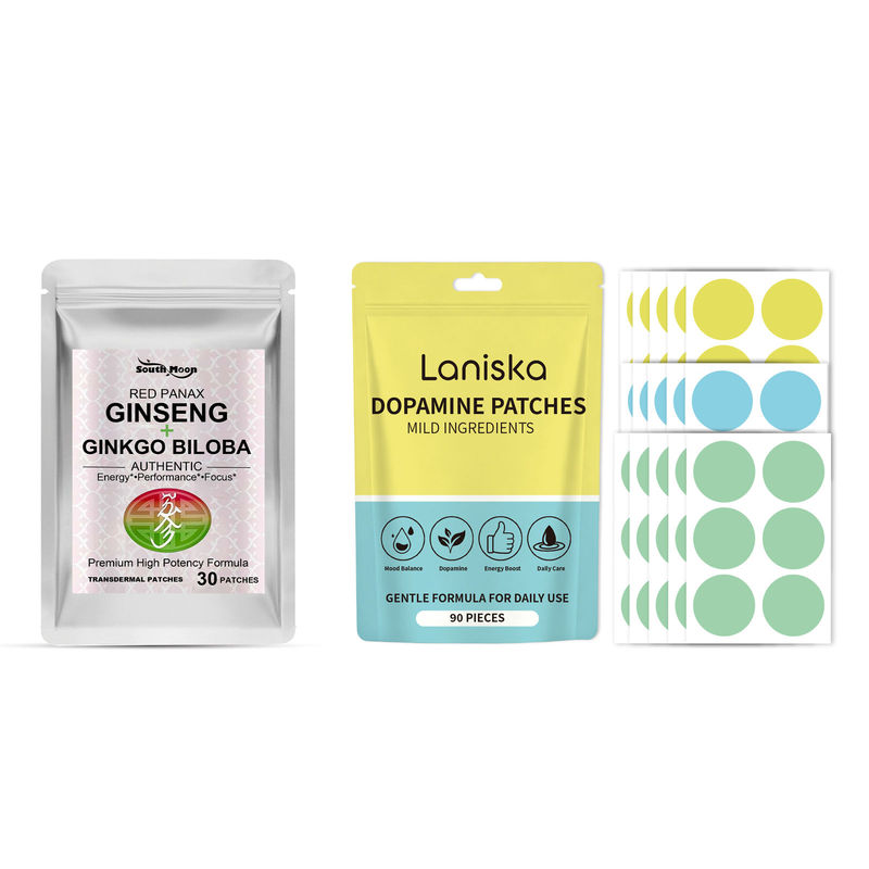 Ginger Tea - ชุดดูแลร่างกาย 120 ชิ้น ประกอบด้วย แผ่นแปะโดปามีน และ
