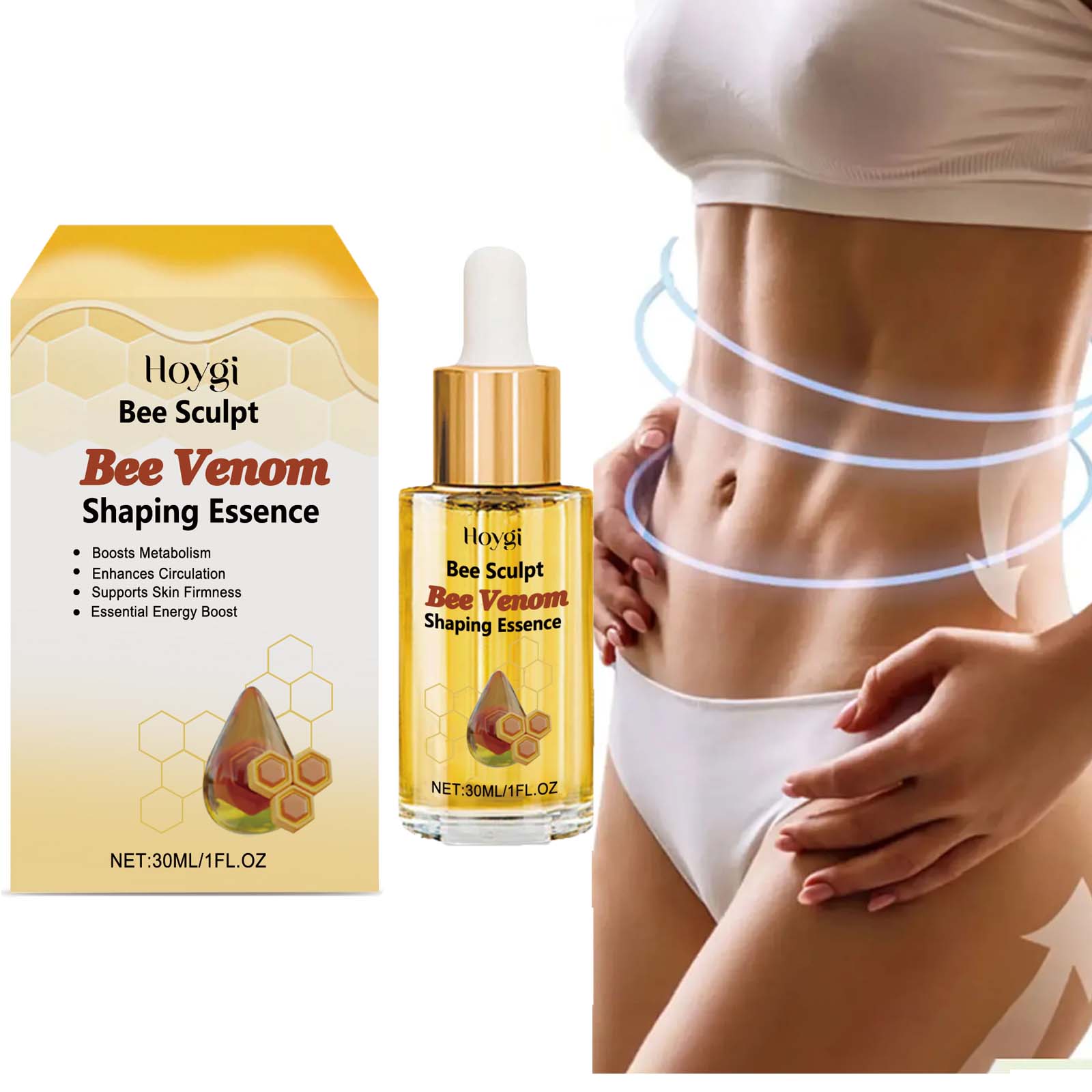 Ginger Tea - Bee Venom Shaping Oil กระชับผิว Anti