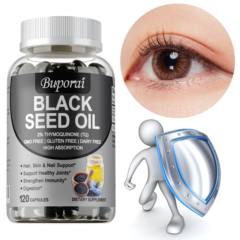 Herbal Supplement - น้ำมันเมล็ดดำพรีเมียม 120 แคปซูล - บำรุงสุขภาพโดยรวม |