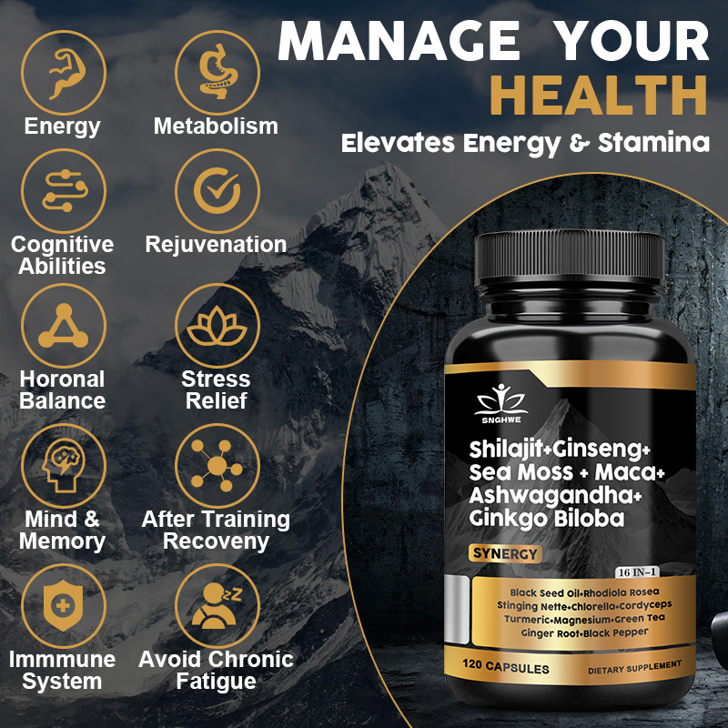 Shilajit อาหารเสริมโสม & Sea M - Ginger Tea บทวิจารณ์และราคา