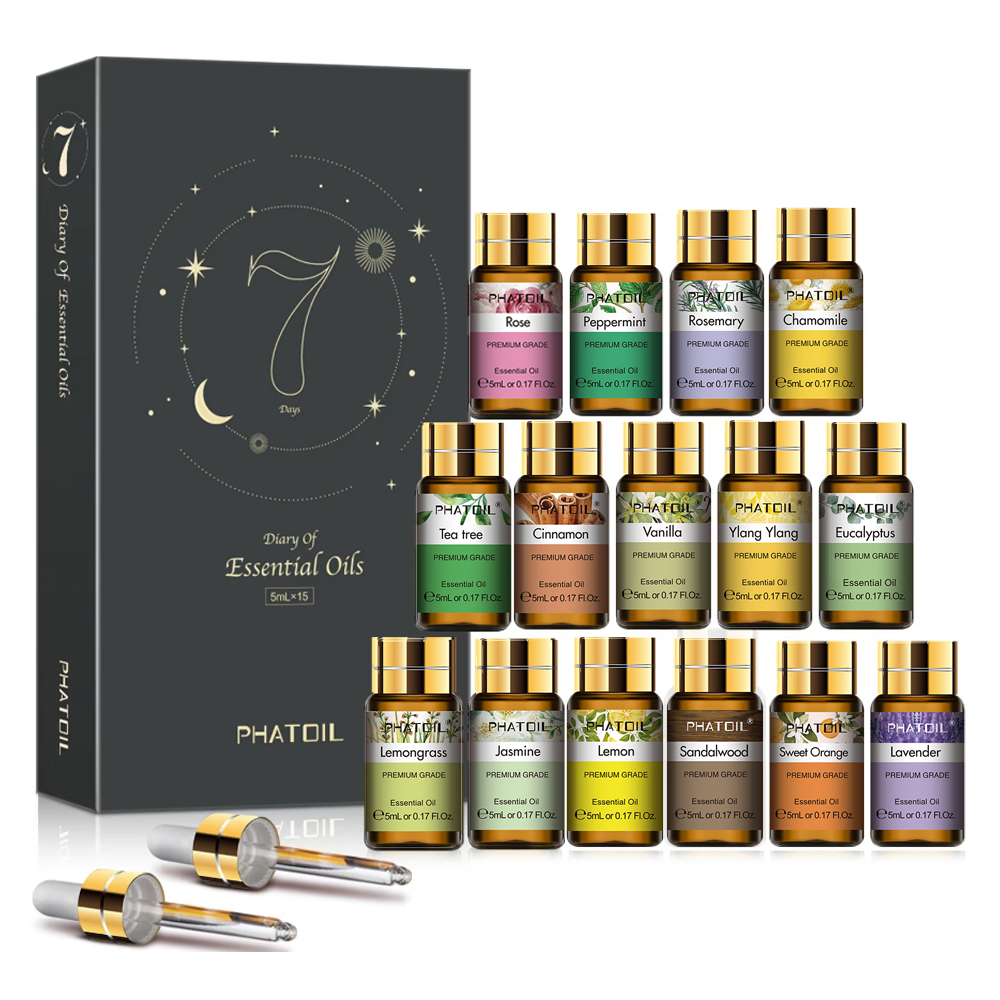 PHATOIL 12 ชิ้น/15 ชิ้นชุดน้ำม - Lavender Oil บทวิจารณ์และราคา