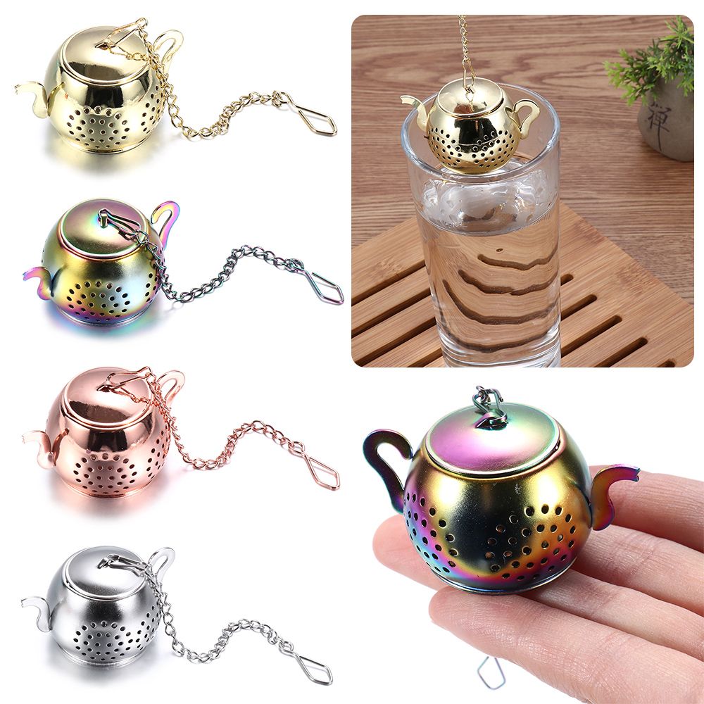 ที่กรองชารูปทรงกาน้ำชาสแตนเลสต - Herbal Tea บทวิจารณ์และราคา