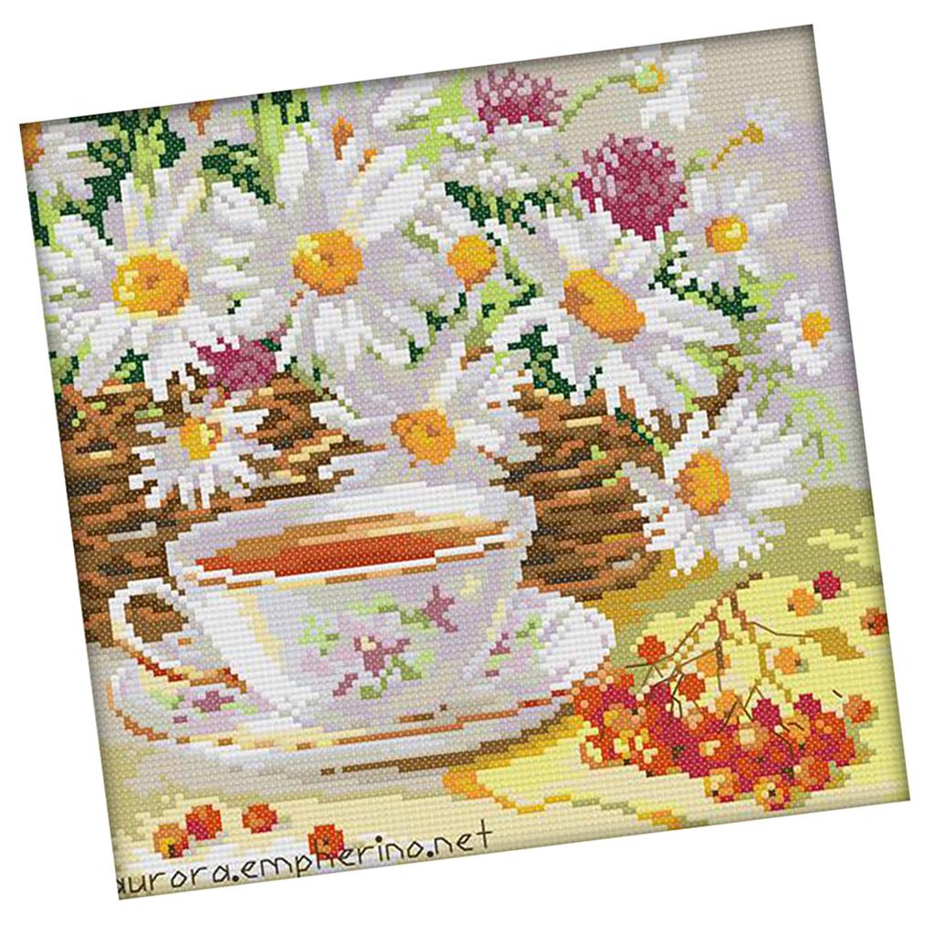 ชุดเย็บปักครอสติชลายชาคาโมมายล - Chamomile Tea บทวิจารณ์และราคา
