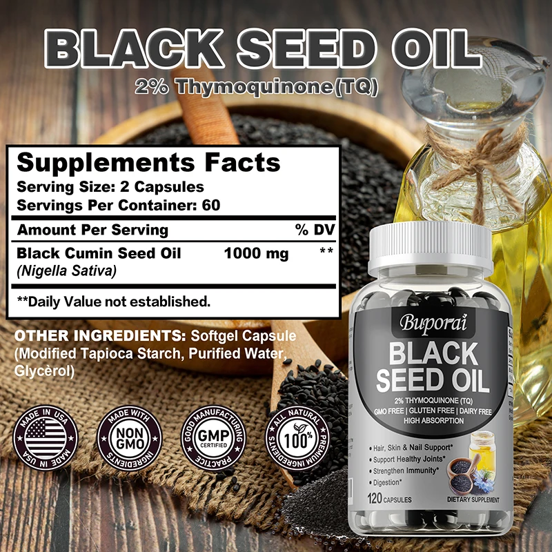 น้ำมันเมล็ดดำพรีเมียม 120 แคปซ - Herbal Supplement บทวิจารณ์และราคา