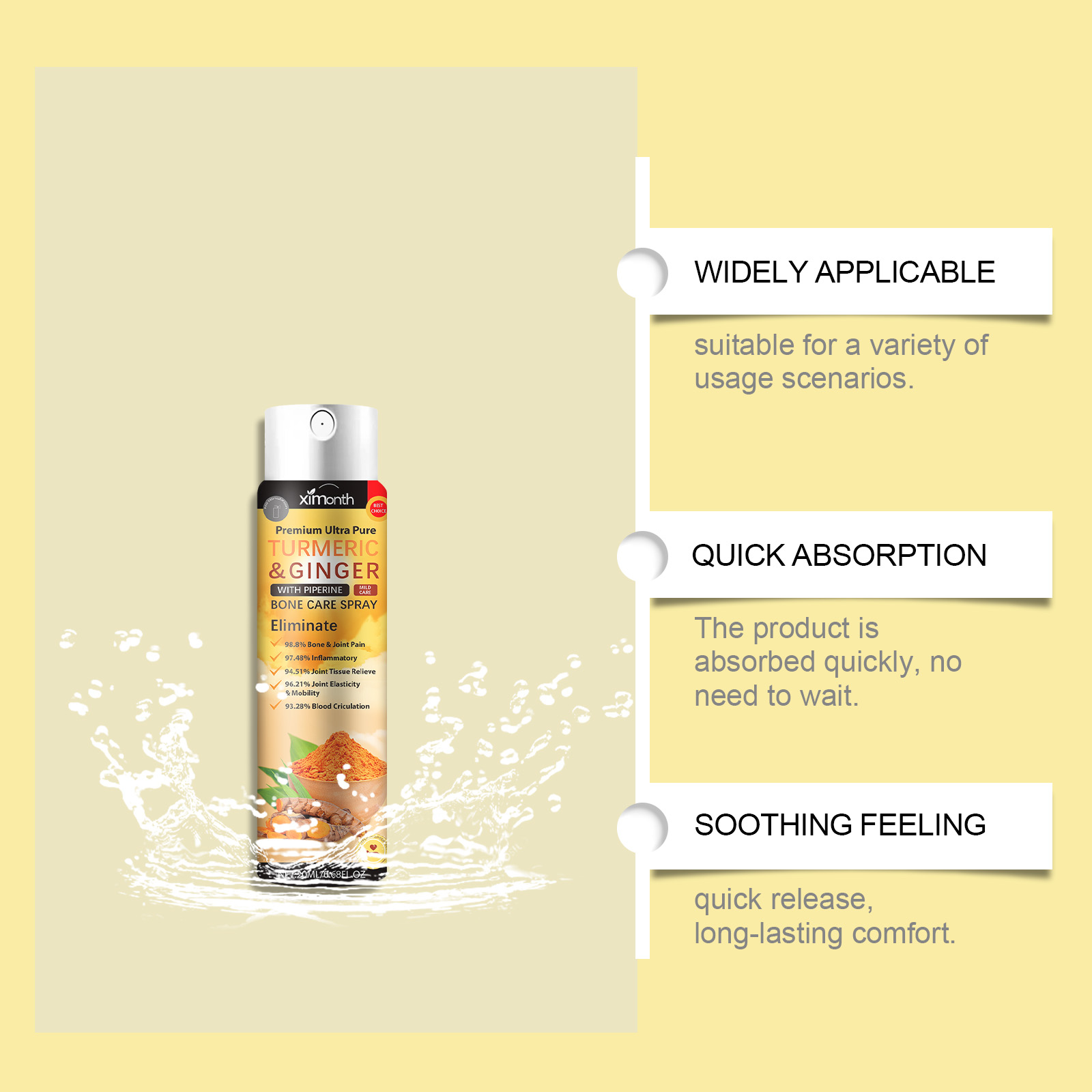 สเปรย์บรรเทาอาการปวดข้อข้องศอก - Turmeric บทวิจารณ์และราคา