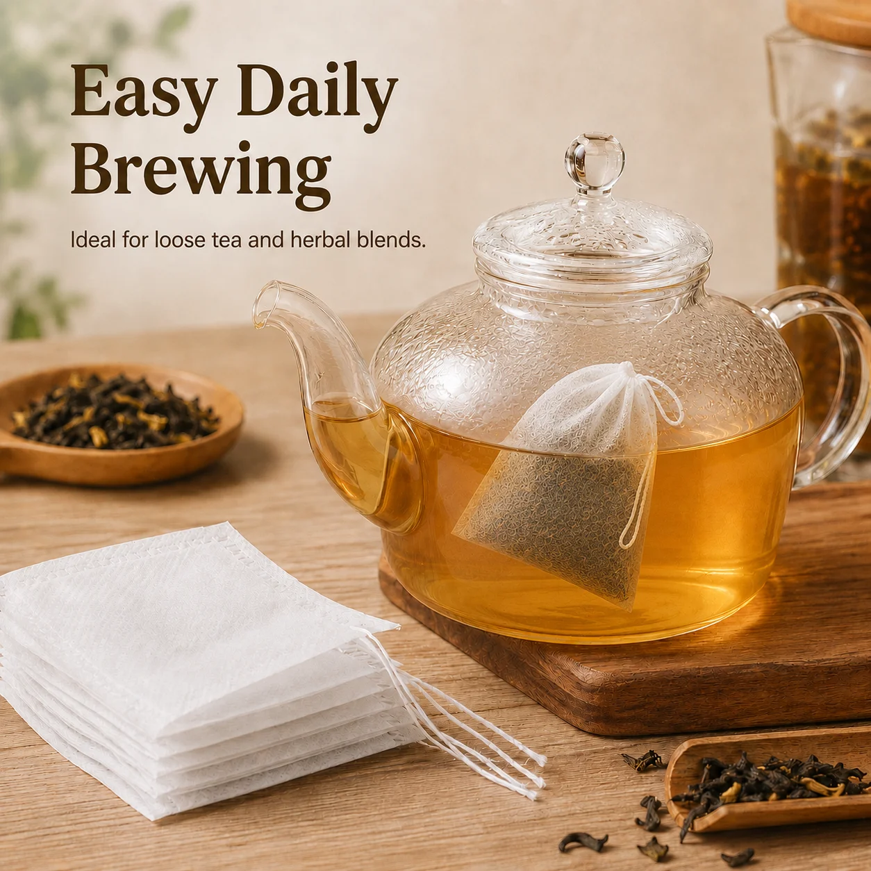 ถุงกรองชาแบบใช้แล้วทิ้ง 100 ชิ - Herbal Tea บทวิจารณ์และราคา